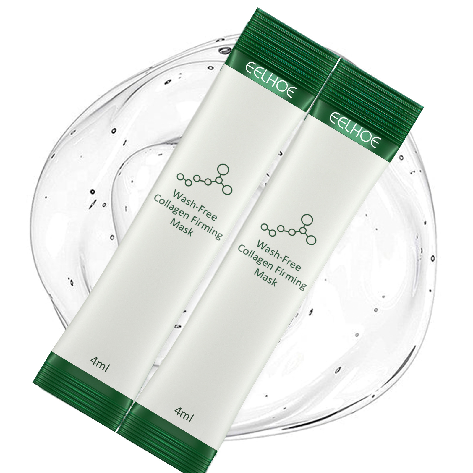 (1 PC) Collagen Firming Wash Free Mask Sleeping Facial Masks Moisturizing Fade Fine Lines Anti Wrinkle Anti Aging Hydrating Frozen Portable Skin Care Products