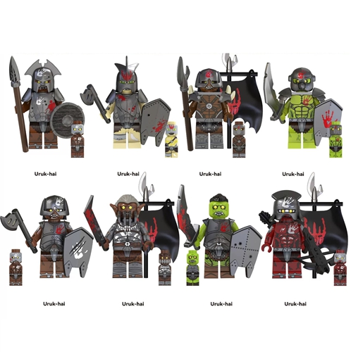 Movie TV Series Orcs Legion Assembled Building Block Figurine Toys Childrens Gifts Minifigure