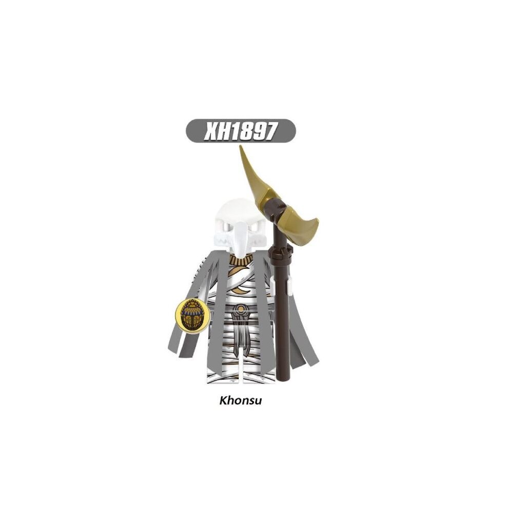 4PCS Moon Knight Minifigure Marc Spector Marvel Super Hero Minifig Figure Fit Lego