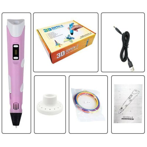 (Purple) 3D Doodle Art Printing Pen