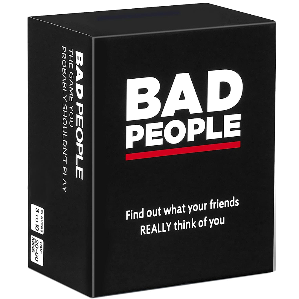 Bad People Card The Adult Party Game You Probably Shouldnot Play Find Out What Your Friends Really Think About You Family Party Game Night Gift for Family Friends