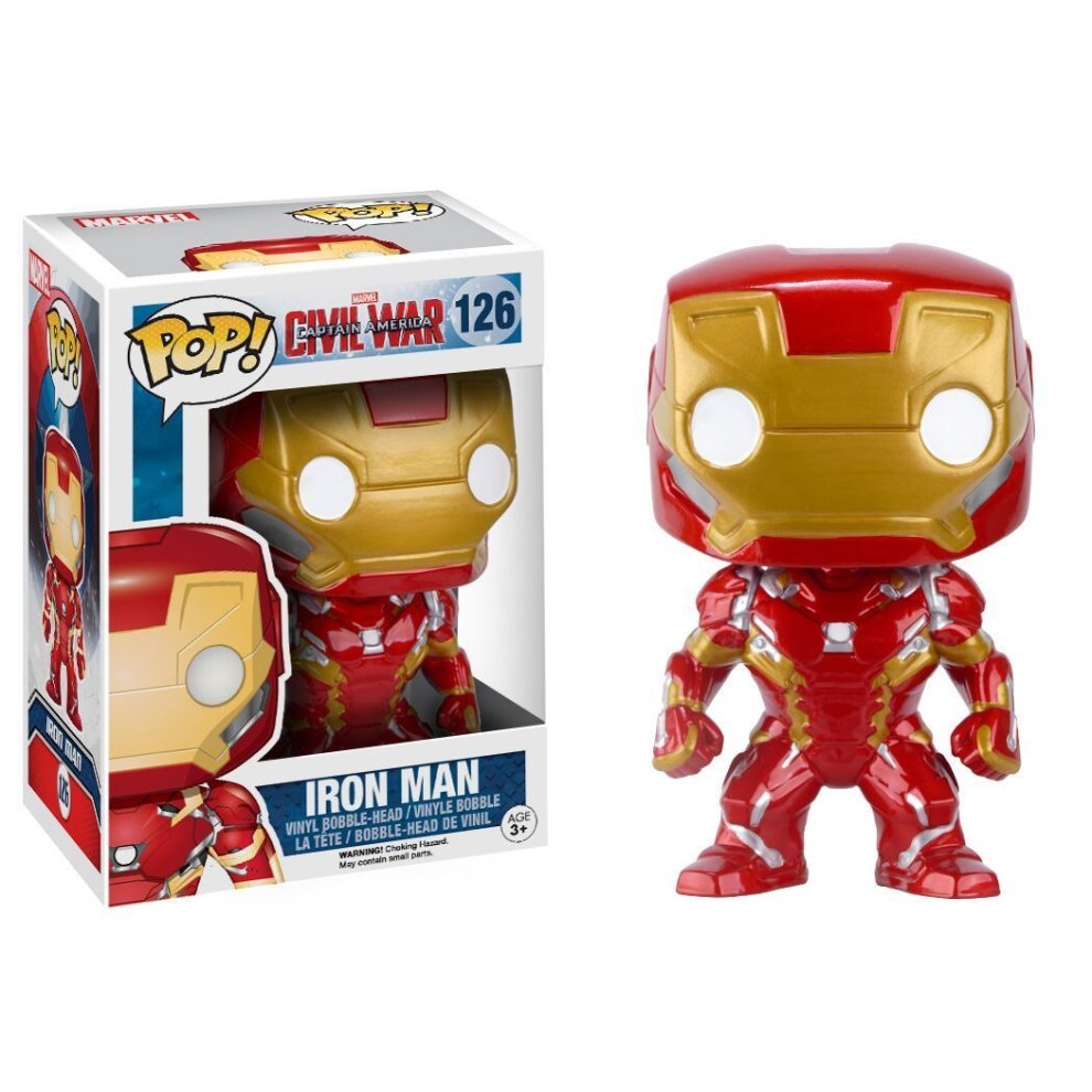 Funko Pop Marvel Civil War Iron Man Vinyl Figure Toys Gifts