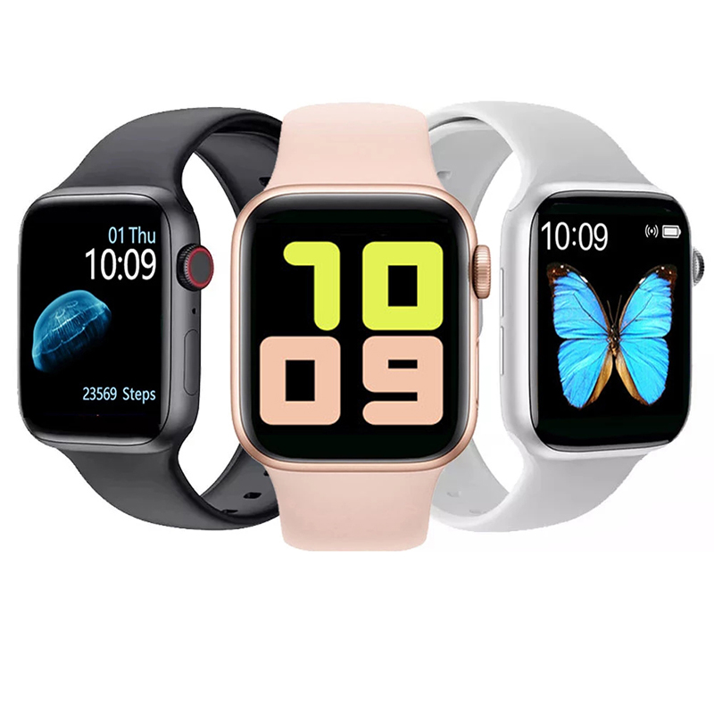 (Pink) Smart Watch Series 7 Women Men Sport Fitness Waterproof Smartwatch For Apple