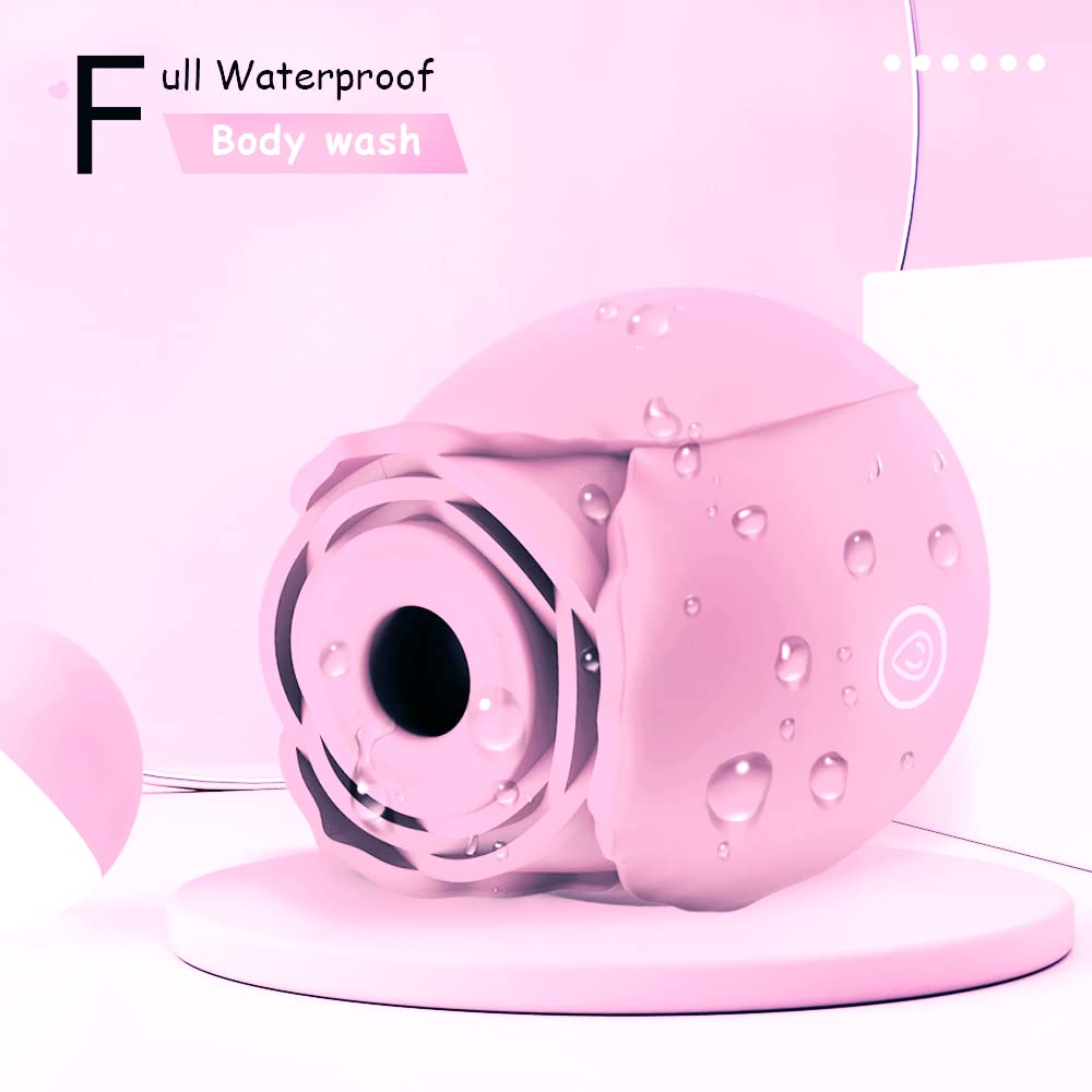 (Pink) Vibrator Adult Sex Toys for Woman Tongue Sucking G spot Dildo Sucke Clitoris Nipple Licker Vibrators for Couples Love Game Stimulator with 10 Vibrating Sucking Modes.