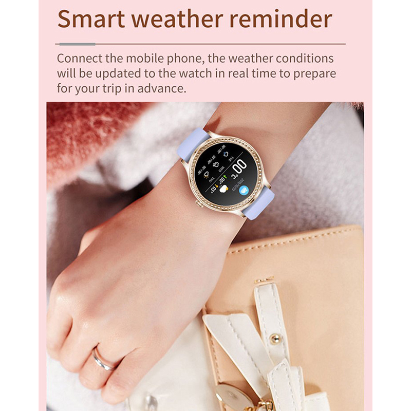 Womens Smart Watch Fitness Bracelet Ladies Watch Heart Rate Sleep Monitor Electronic Clock