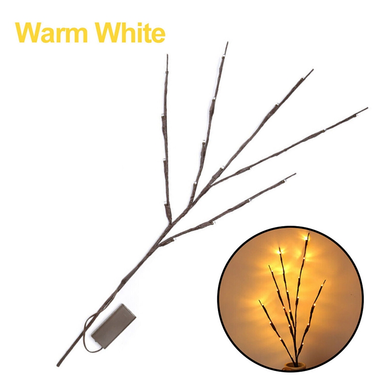 2 Pack Branch Lights Led Branches Battery Powered Decorative Lights 20 LED Lights