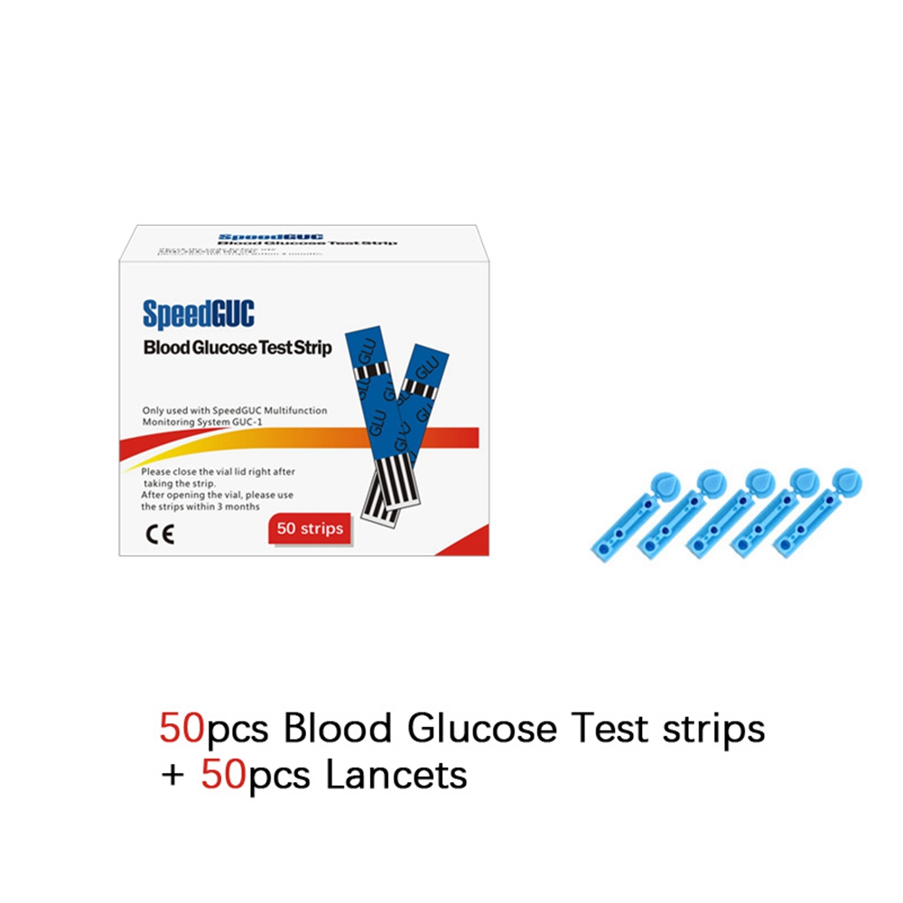 (3in1 meter 1pcs) 3in1 Multifunction Cholesterol Uric acid Blood Glucose Meter Glucometer Kit Diabetes Gout Tester Blood Sugar Monitor Test Strips Christmas Gift