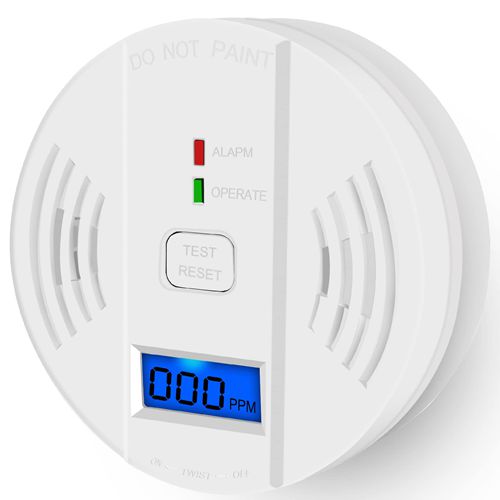 Carbon Monoxide Detector,CO Alarm Detector with Digital Display and Sound Alarm For Home,Office Combination Detector Alarm Battery Powered