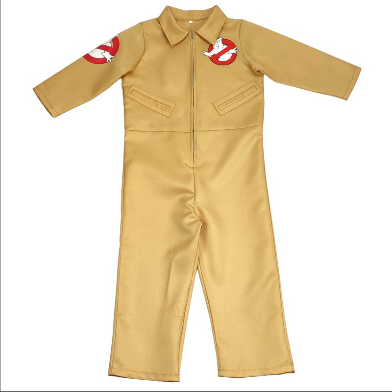 (130~140cm) Ghostbusters Fancy Dress Up Ghost Buster Outfit for Children World Book Day Costumes for Children