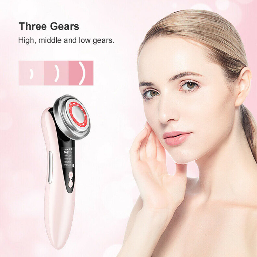 LED Light Skin Rejuvenation Therapy Photon Device RF EMS Lifting Firming Beauty Face Massager