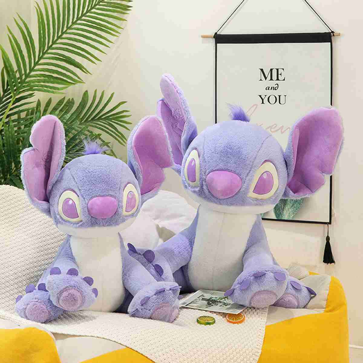 (12inch~30cm) 39 inch Stitch Plush Soft Toy Size 100cm Disney Lilo and Stitch Plushie Blue Stuffed Doll for Kids Soft Plush Toys Cuddly Stitch Collectable Birthday Christmas Toys Gifts Home Decoration