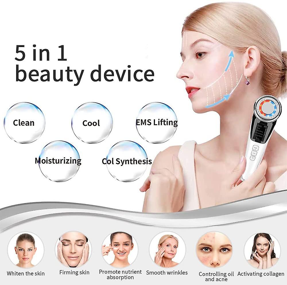 Face Massager Beauty Device for Skin Care Multi Anti-wrinkle High-Frequency EMS Facial Lifting Toning Skin Rejuvenation and Tightening Anti-Aging