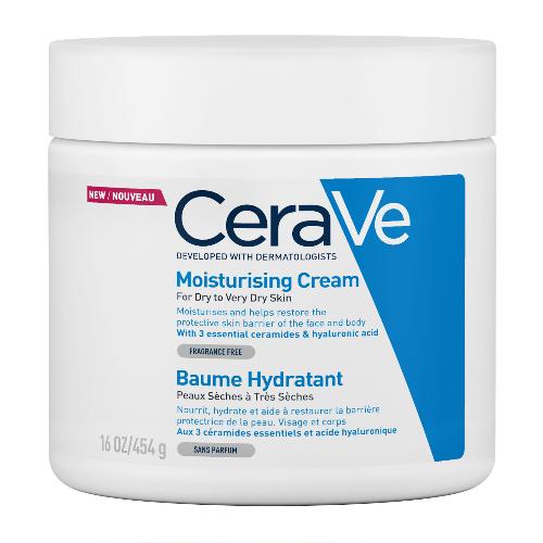 CeraVe Moisturising Cream for Dry to Very Dry Skin with Hyaluronic Acid and 3 Essential Ceramides