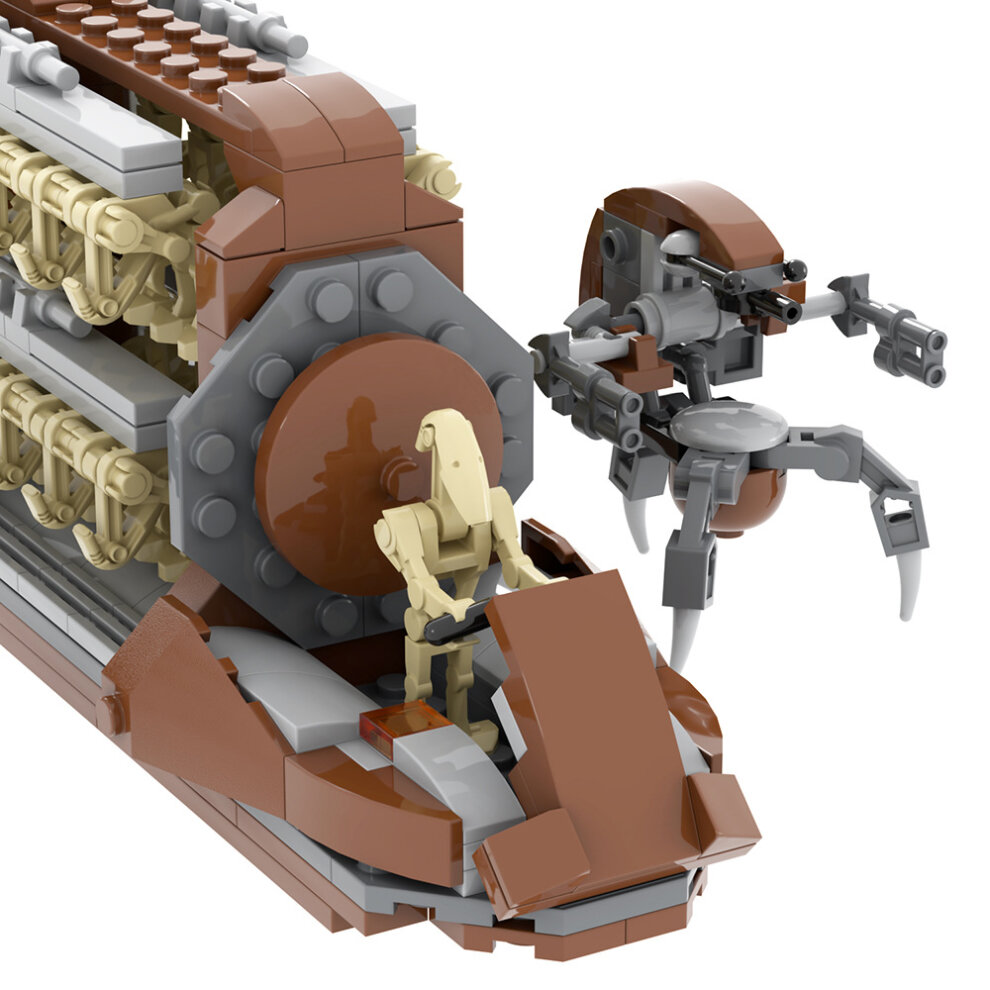 Spaceship Construction Set with 32 Pieces Battle Droid Mini Figures for Children Building Block Toy Gift