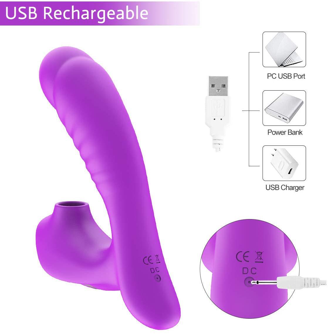 Sucking Vibrator Clit Sucker Dildo G-spot Stimulator Massager Sex Toys Adult Toys for Women New