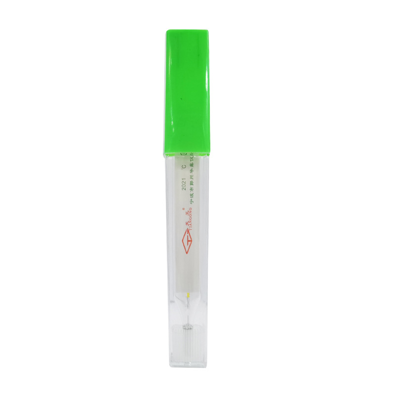 Medical Mercurial Glass Thermometer Large Screen Clinical Measuring Equippment