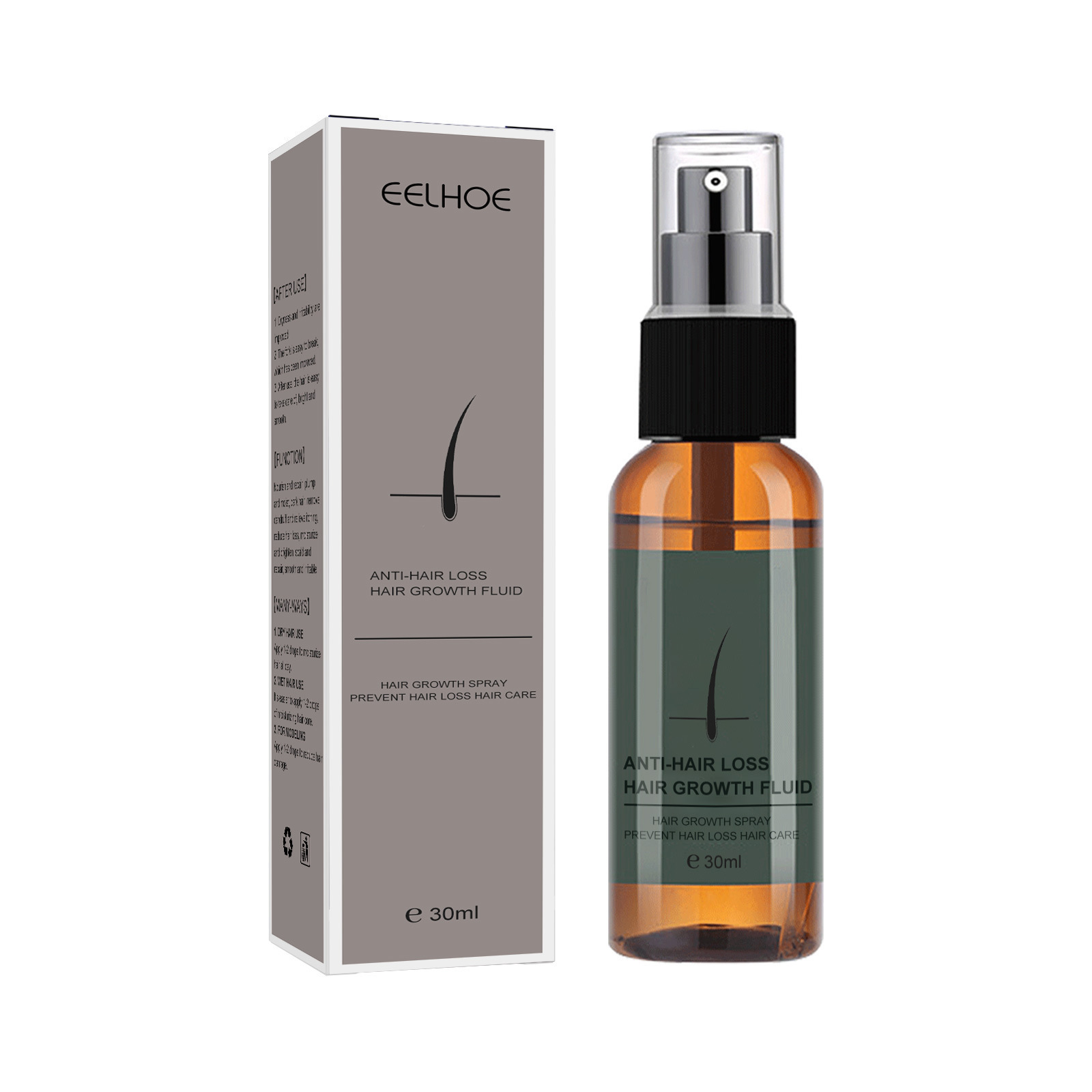 Hair Growth Essential Oil Essence Original Authentic Prevent Hair Loss Liquid Care Beauty Hair Growth Spray Hair Care Serum 30ml