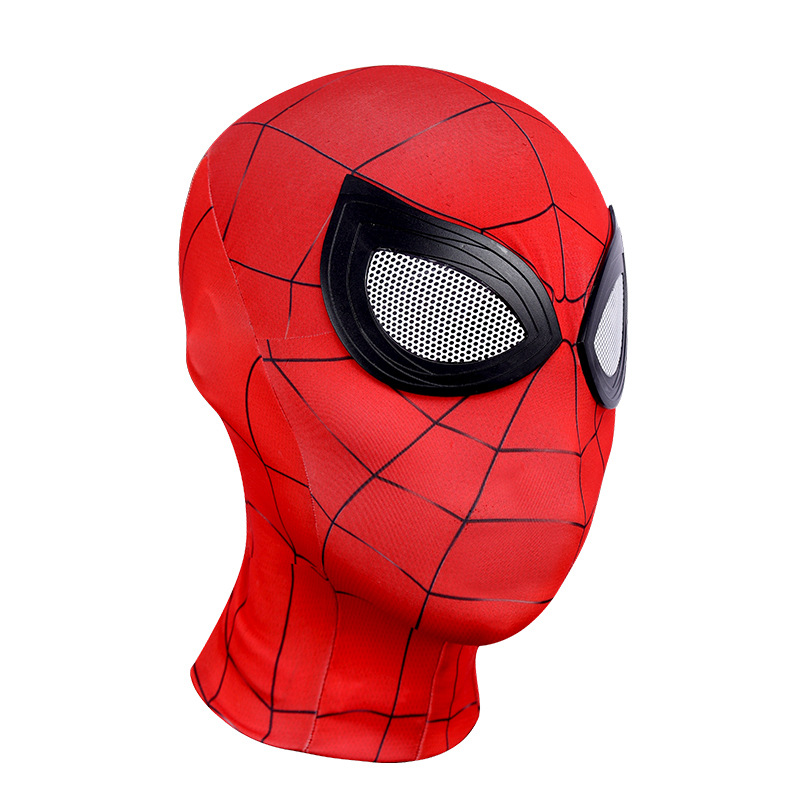(Remy Spider Man	) Spider Mask Movie Superhero Mask Role Play Headdress Kids Mask Dress Up Halloween Christmas Cosplay Party One Size