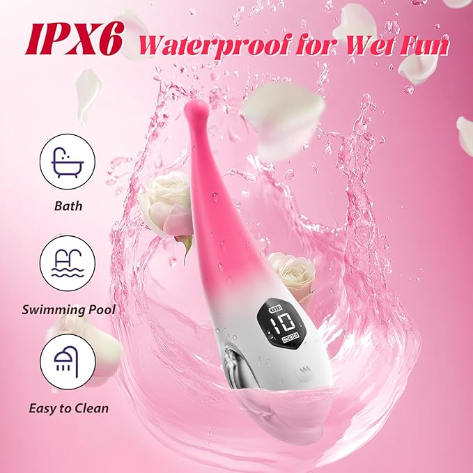 Clitoral Vibrator Sex Toys for Women Vibrators Clit G-Spot Nipple Stimulator Adult Anal Toys Personal Massager Wand Dildo for Clitoris with 10 Modes