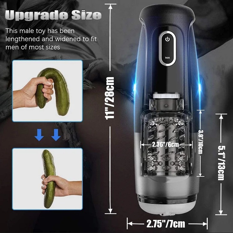 Male Masturbator Automatic Retractable Rotary Airplane Cup Vagina Vulva Japanese Pronunciation Orgasm Toy Aldult Sex Toys Erotic Penis Trainer