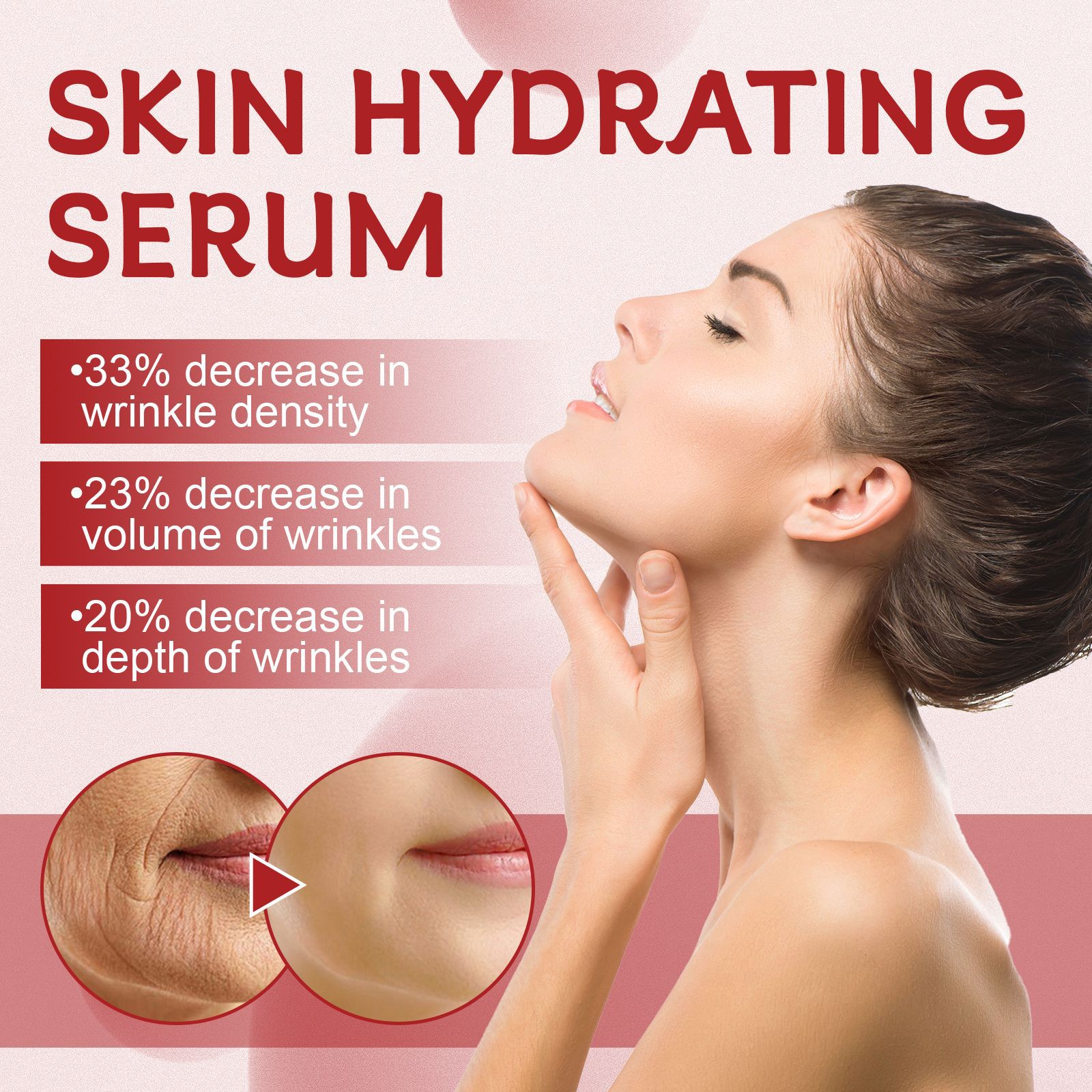 (1 PC) Skin Hydrating Serum Hyaluronic Acid Essence Skin Firm Facial Care Essence Restore Skin Lift Brighten Face Fade Fine Line Moisturize Tender Skin Serum