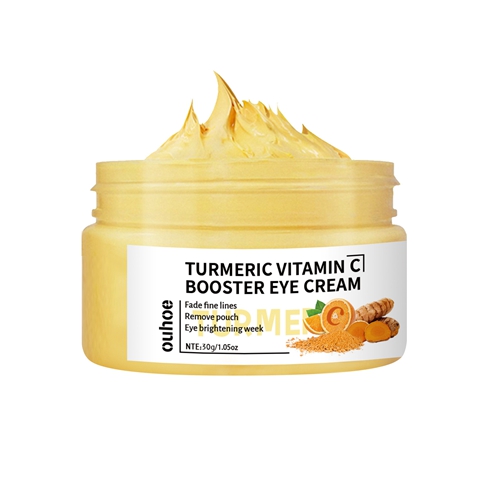 (1 PC) Firming Eye Cream Fades Fine Lines Reduce Bags Anti Dark Circles Wrinkle Remove Puffiness Tumeric Vitamin C Booster Eye Care Cream Nourishing Moisturize