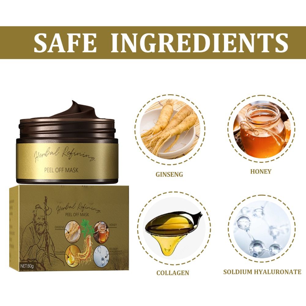 (1 PC) Peel-Off Facial Mask Shrinks Pores Deep Cleansing Mask Blackhead Remover Cleansing Blackhead Remover Masks Rehydration Moisturize Hydrate