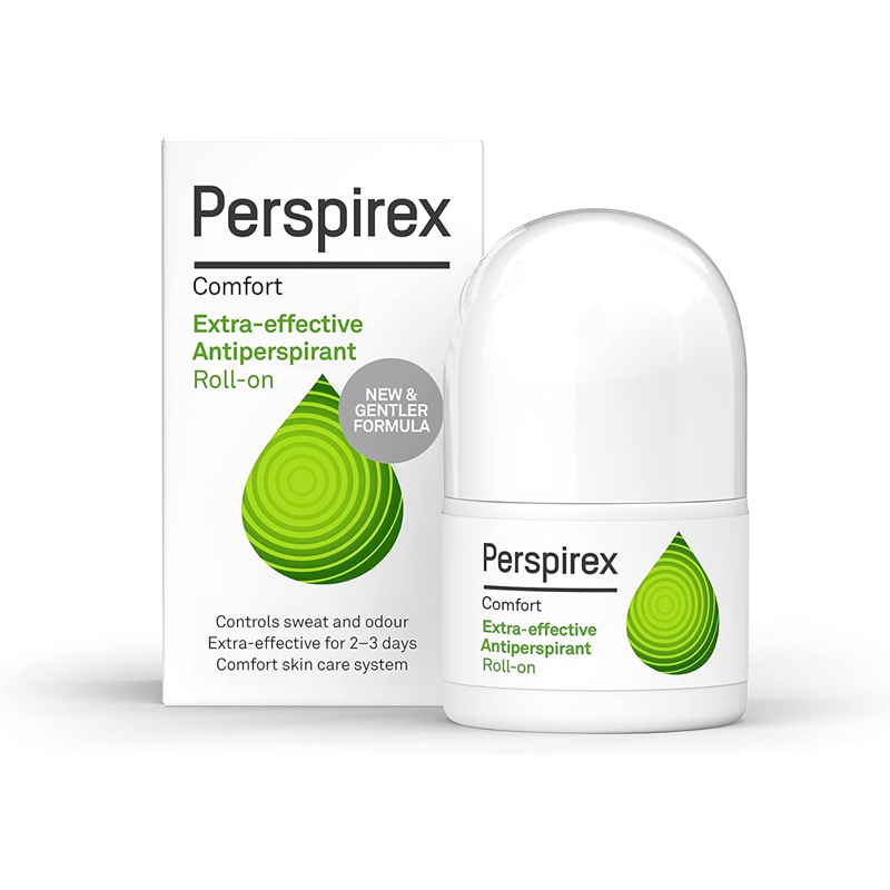 PERSPIREX Extra Strength Antiperspirant Roll On COMFORT 20ml  Fresh Scent 3 days Odour Protection 