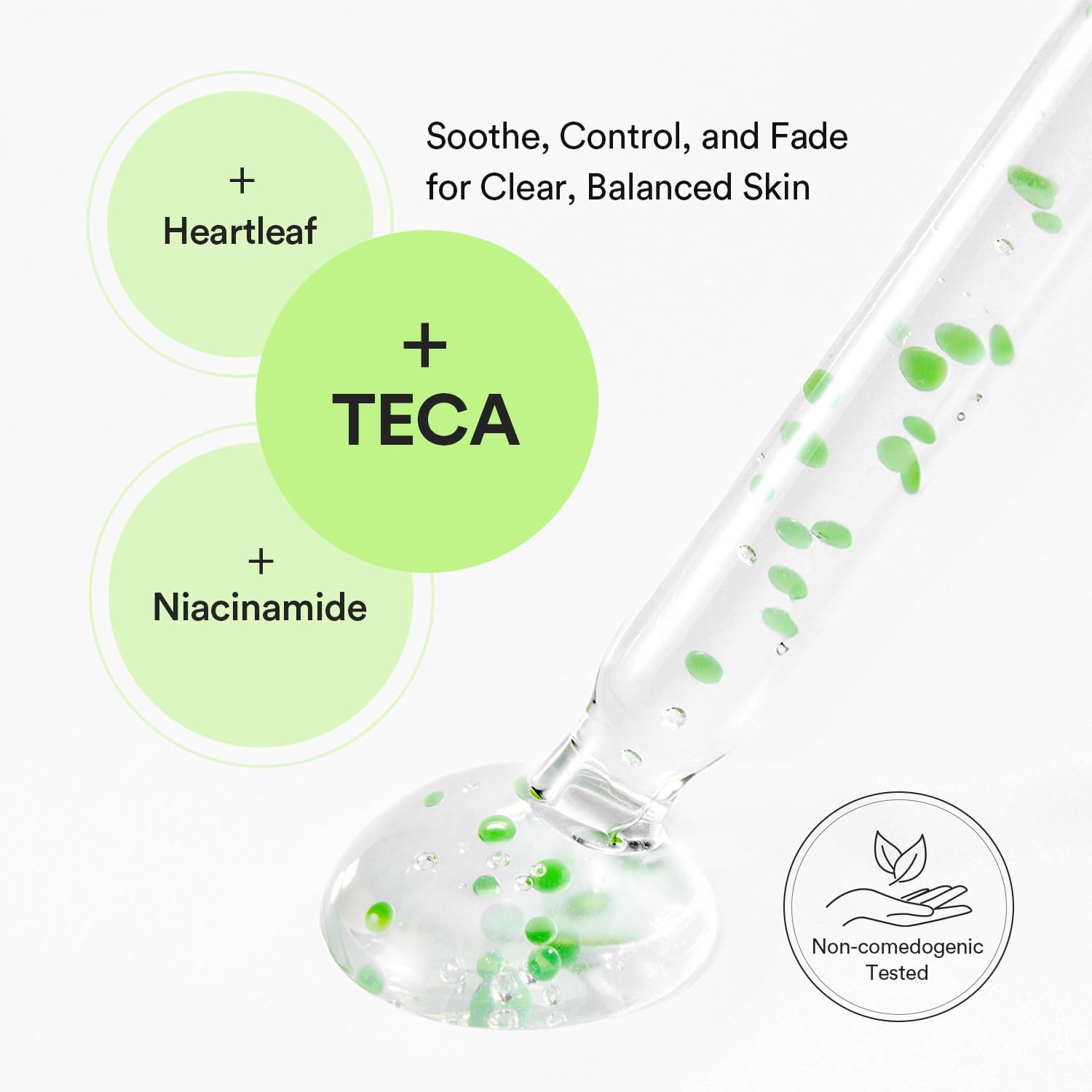 Abib Heartleaf TECA capsule serum Calming Drop 50ml Soothing Hydration with Centella Asiatica Niacinamide Lightweight Korean Skincare for Sensitive Skin