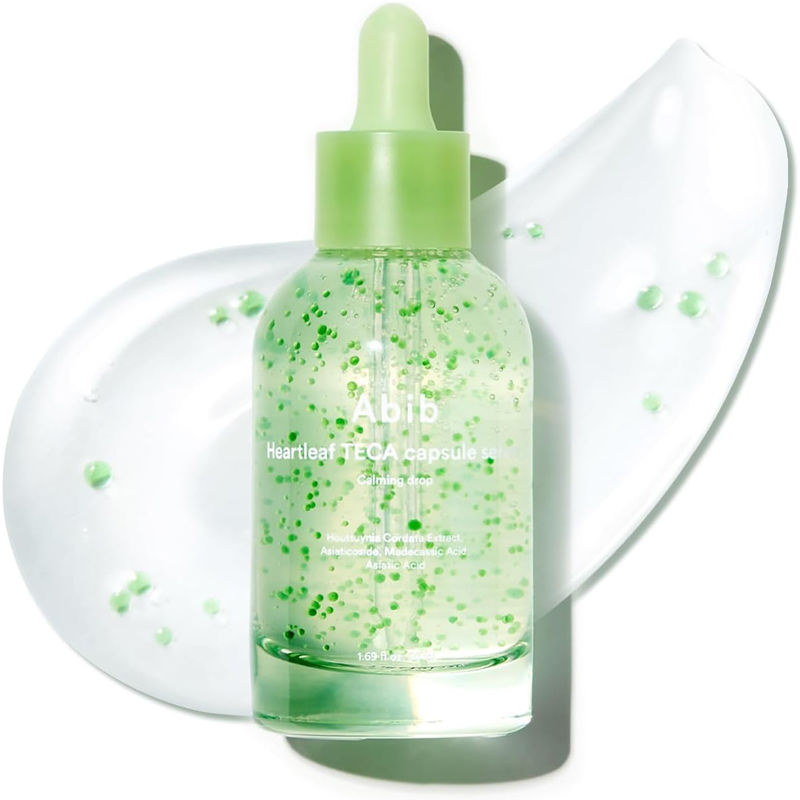 Abib Heartleaf TECA capsule serum Calming Drop 50ml Soothing Hydration with Centella Asiatica Niacinamide Lightweight Korean Skincare for Sensitive Skin