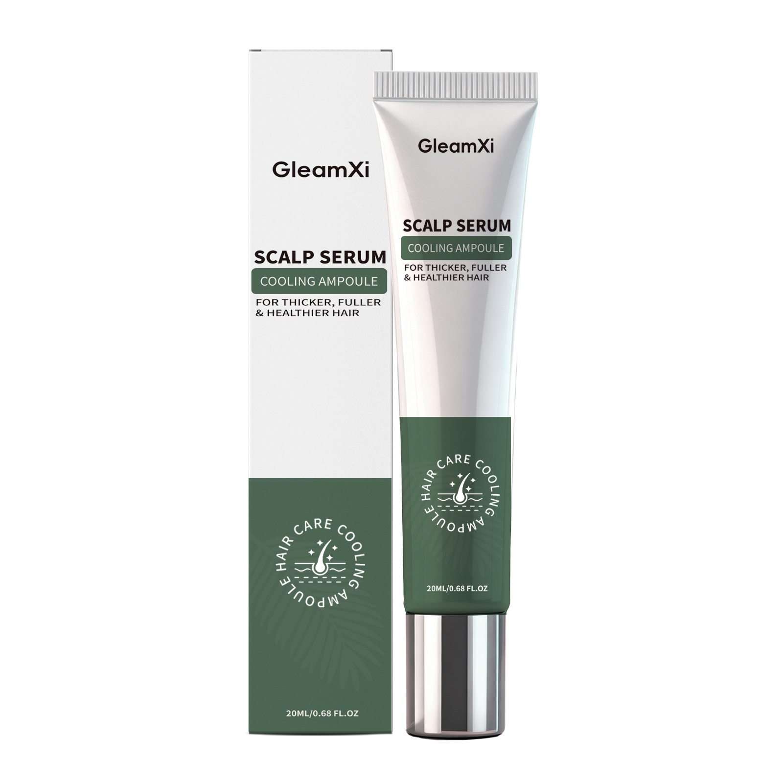 Hair Care Roll On Serum Scalp Massage Nourishing Smoothing Treatment for Daily Use Clear