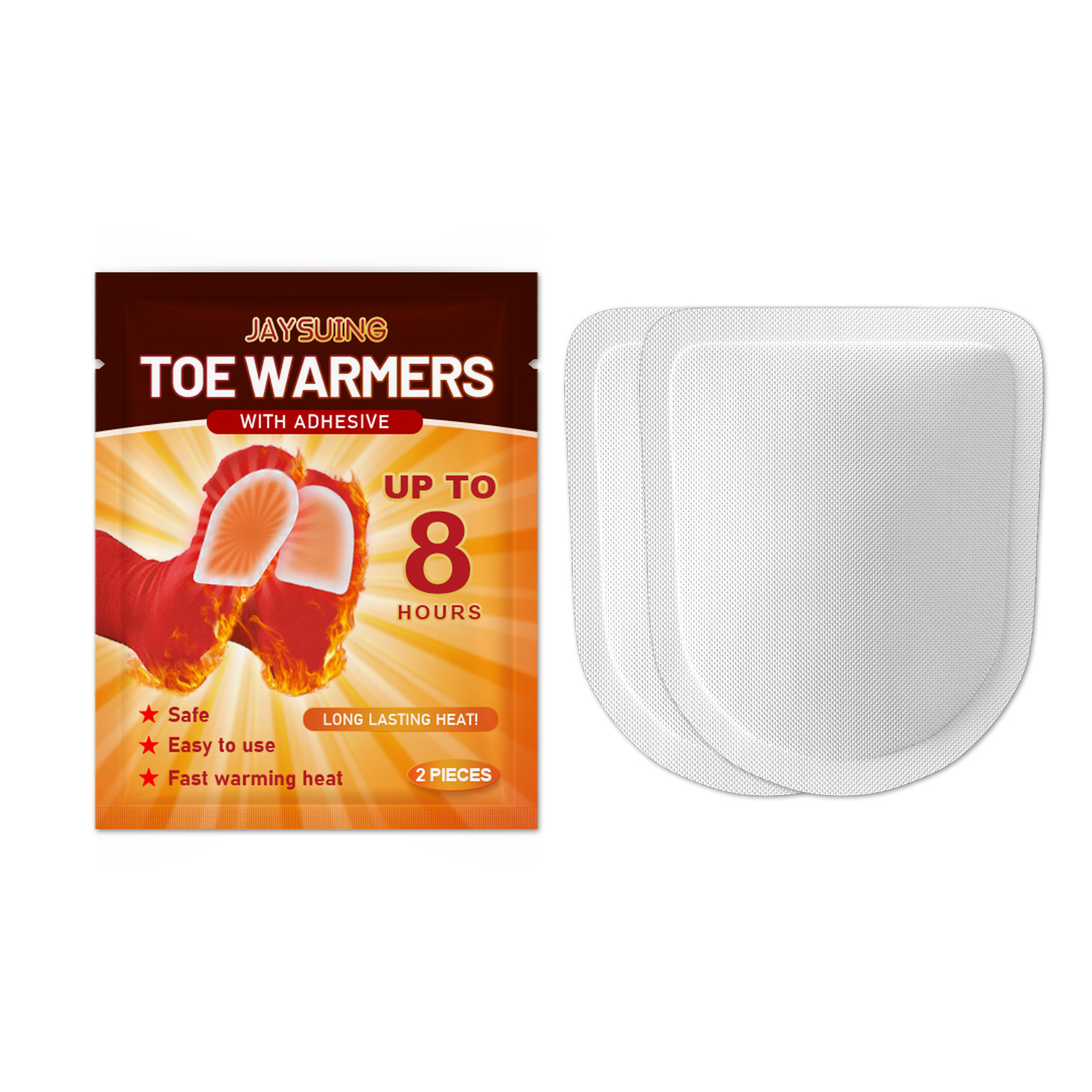 Self Heating Foot Warmer Patches Rapid Heating Compact Portable For Winter Warmth And Daily Foot Comfort