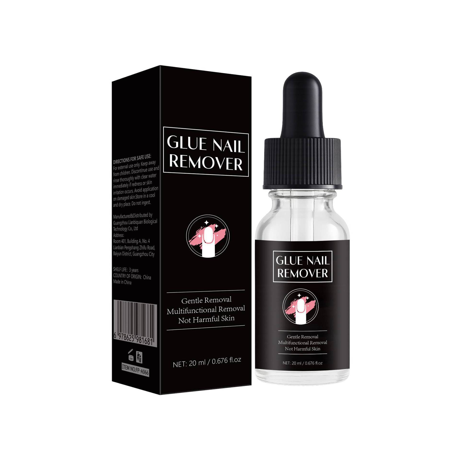 Glue Nail Remover Gel Gentle Damage Free Formula For Artificial Nail And Acrylic Tip Removal Daily Home Nail Care 20ml
