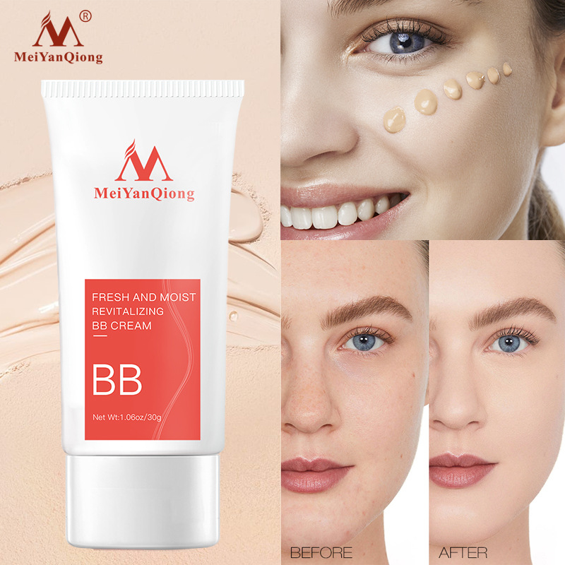 Bright White BB Cream Lightweight Hydrating Protective Makeup Base For Even Skin Tone Daily Wear