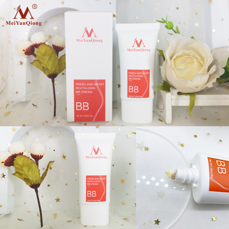 Bright White BB Cream Lightweight Hydrating Protective Makeup Base For Even Skin Tone Daily Wear