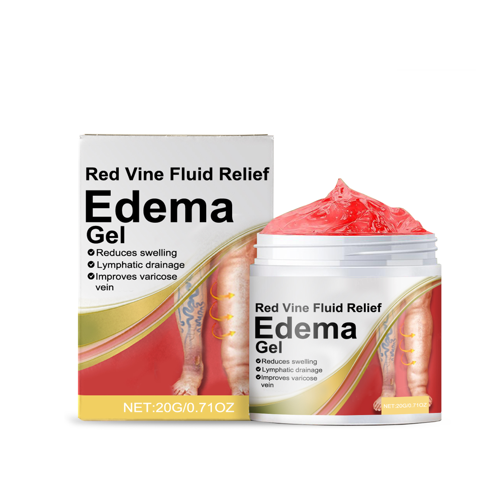 Leg Care Gel Mild Massage Texture Light Daily Smoothen Delicate Skin Relieve Tight Leg Discomfort