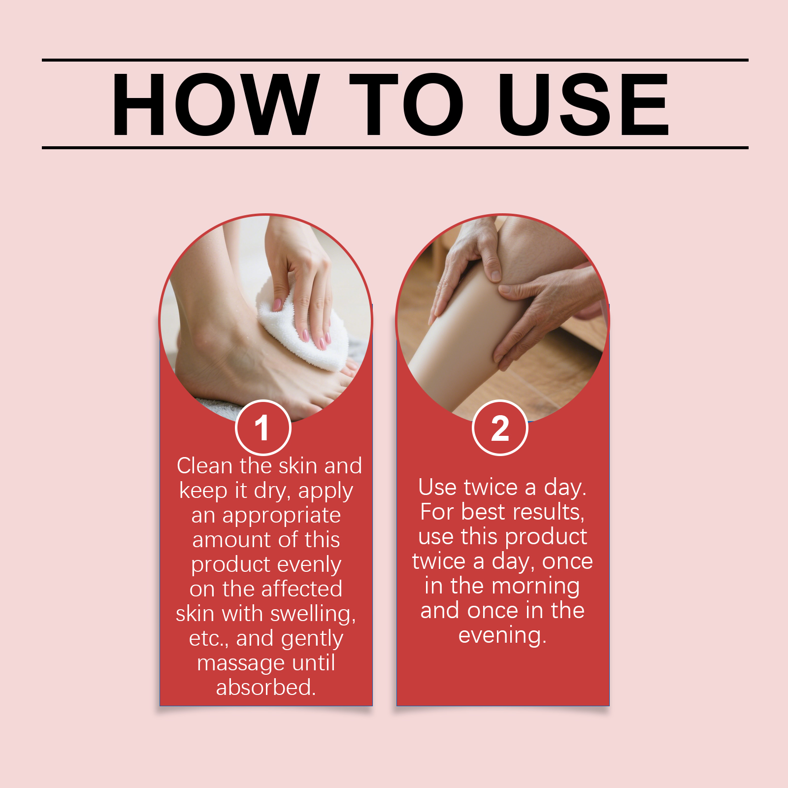 Leg Care Gel Mild Massage Texture Light Daily Smoothen Delicate Skin Relieve Tight Leg Discomfort