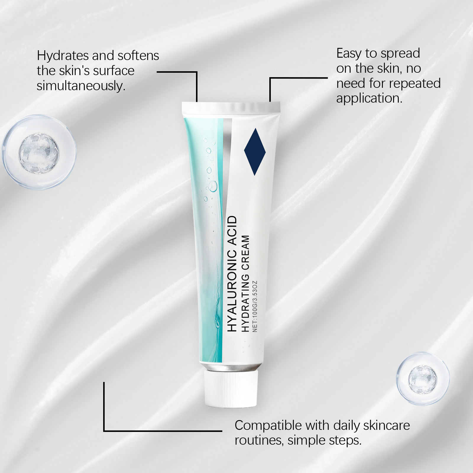 Body Skin Moisturizing Care Cream Mild Gentle Purifying Hydrating Comfortable Silky Smooth Skin Care Lotion