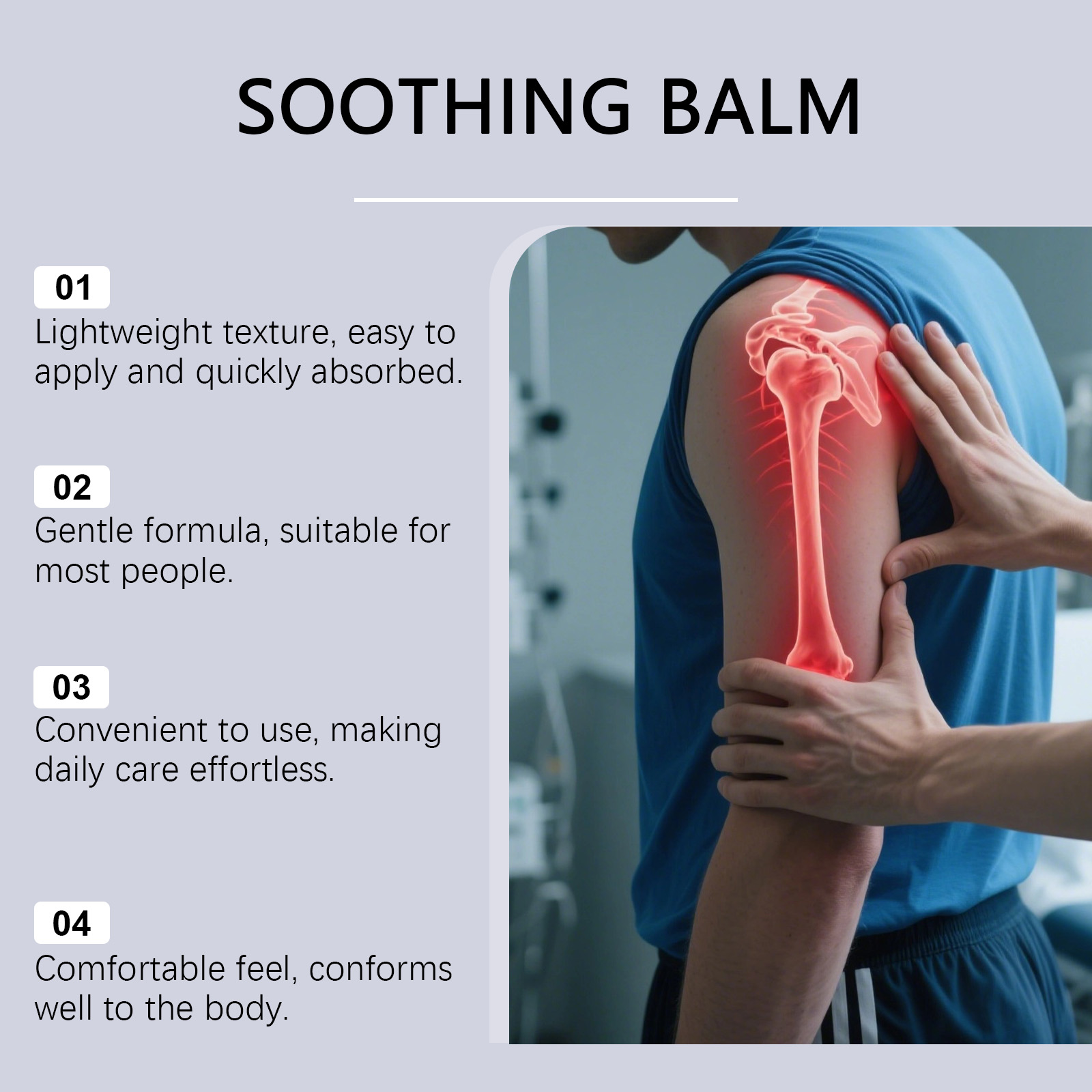 Joint Care Cream Mild Ingredients Moisturizing Comfort Daily Care Massage Apply Body Joints