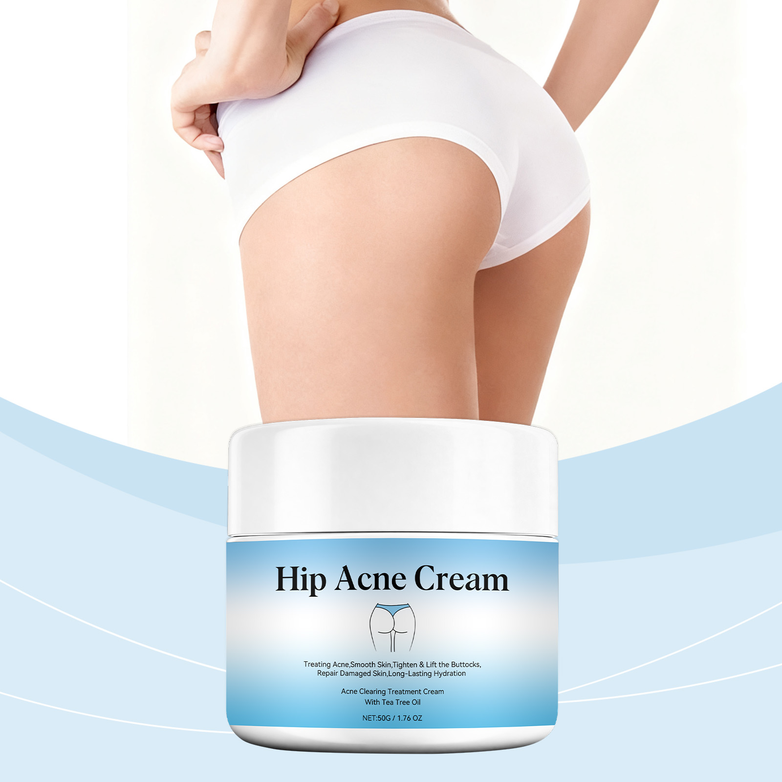 Buttocks Care Cream Daily Mild Nourish Body Skin Outline Refreshing Absorb Plumping Lotion