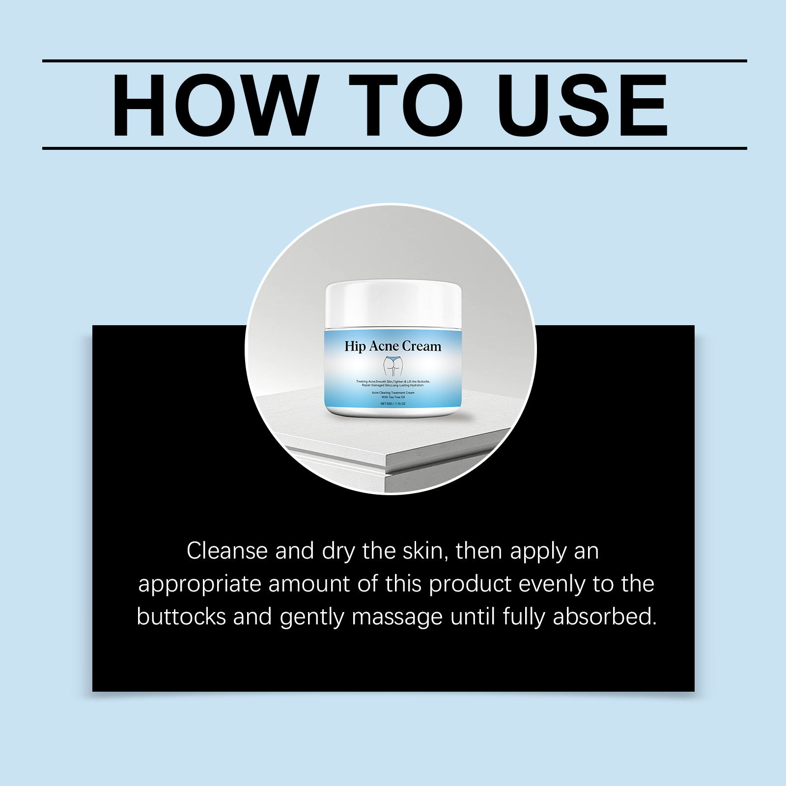 Buttocks Care Cream Daily Mild Nourish Body Skin Outline Refreshing Absorb Plumping Lotion