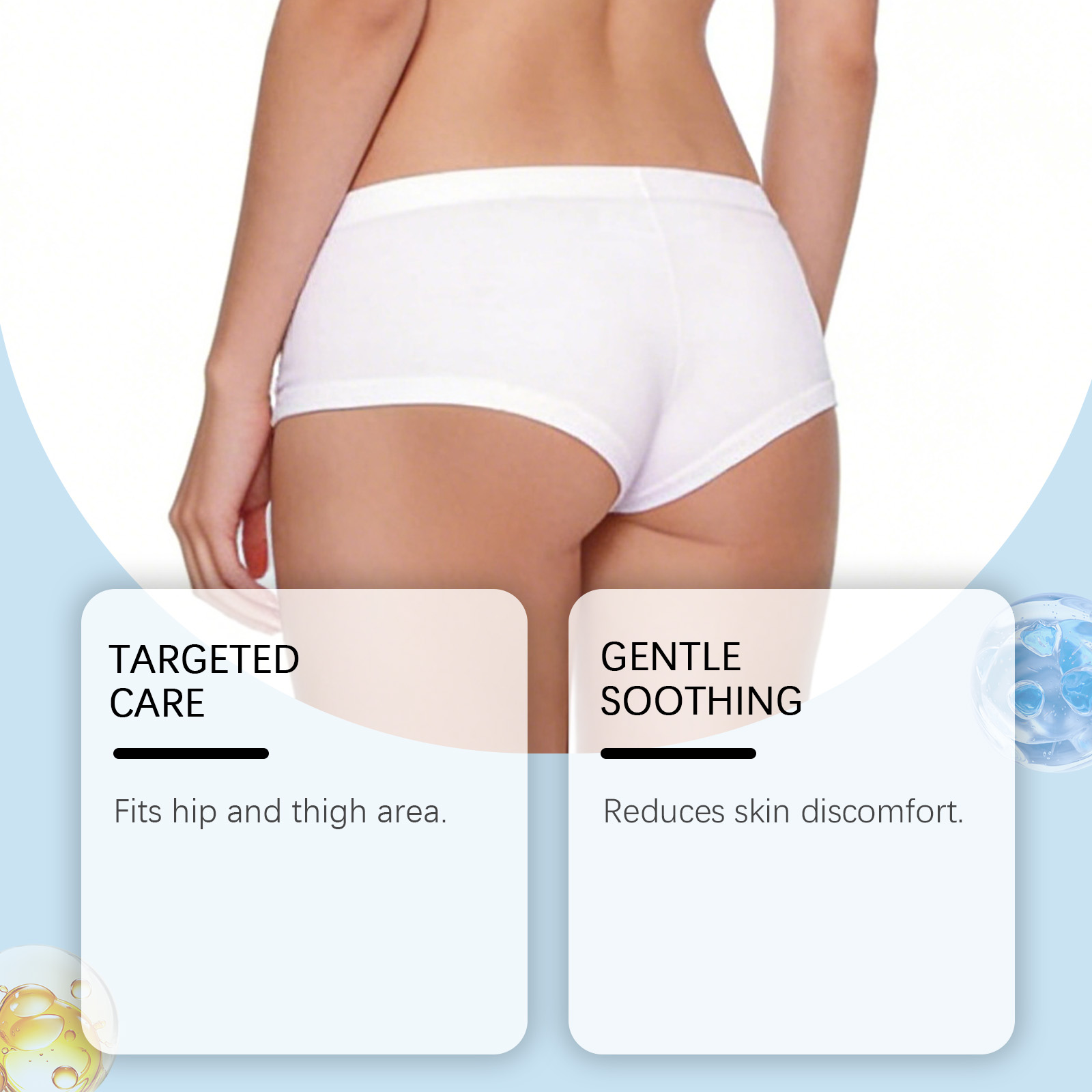 Buttocks Care Cream Daily Mild Nourish Body Skin Outline Refreshing Absorb Plumping Lotion