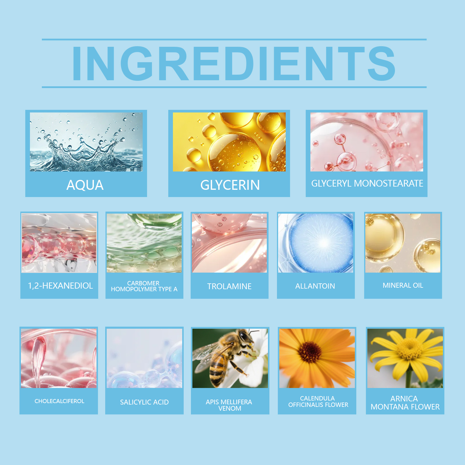 Bee Venum Skin Care Cream Mild Ingredients Moisturize Body Skin Hydrate Daily External Massage Care