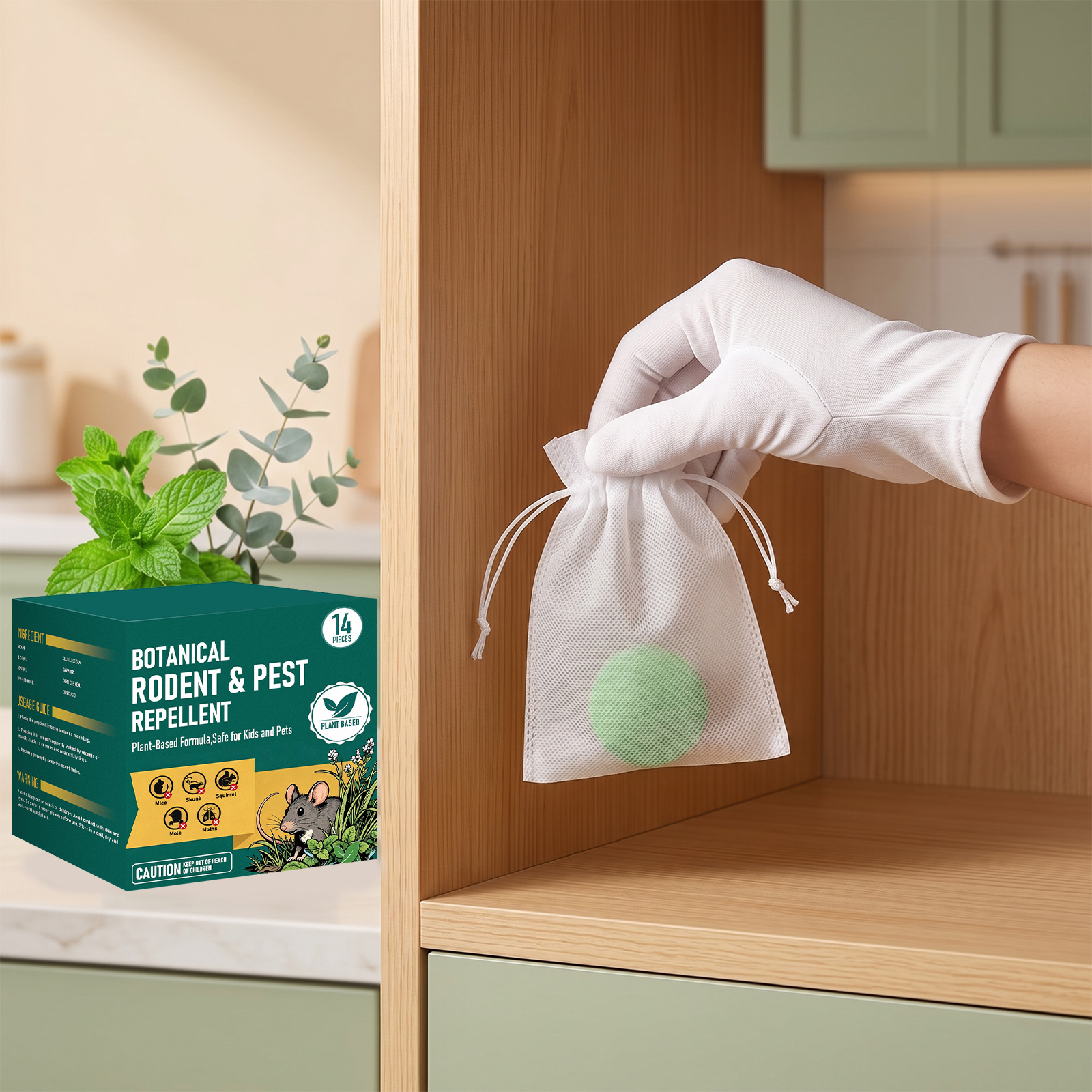 Insect Rat Repellent Pills Daily Indoor Outdoor Convenient Smell Drive Pest Anti Gnaw Repellent Pellets