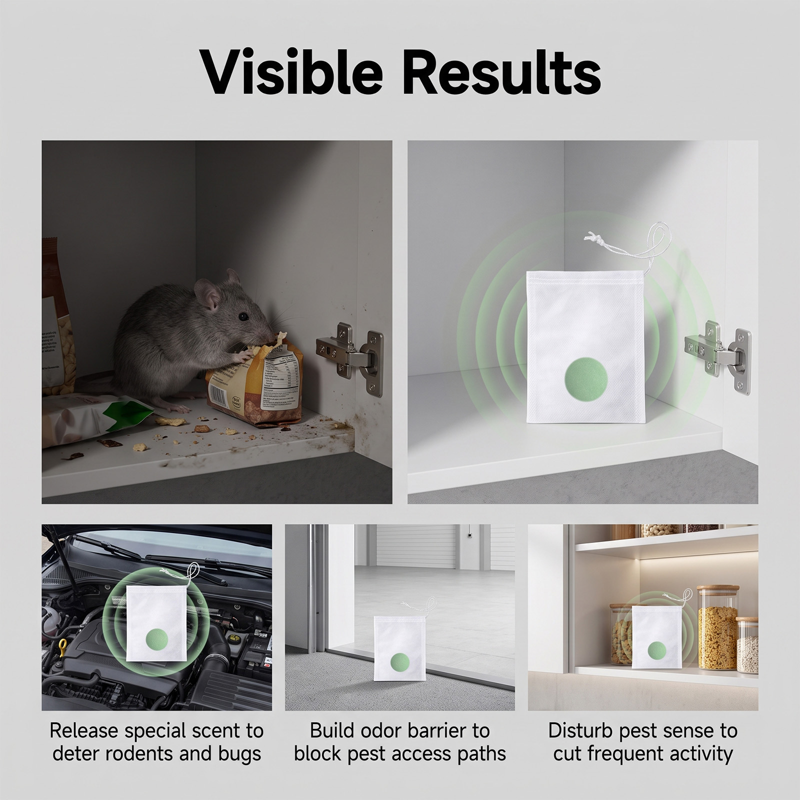 Insect Rat Repellent Pills Daily Indoor Outdoor Convenient Smell Drive Pest Anti Gnaw Repellent Pellets