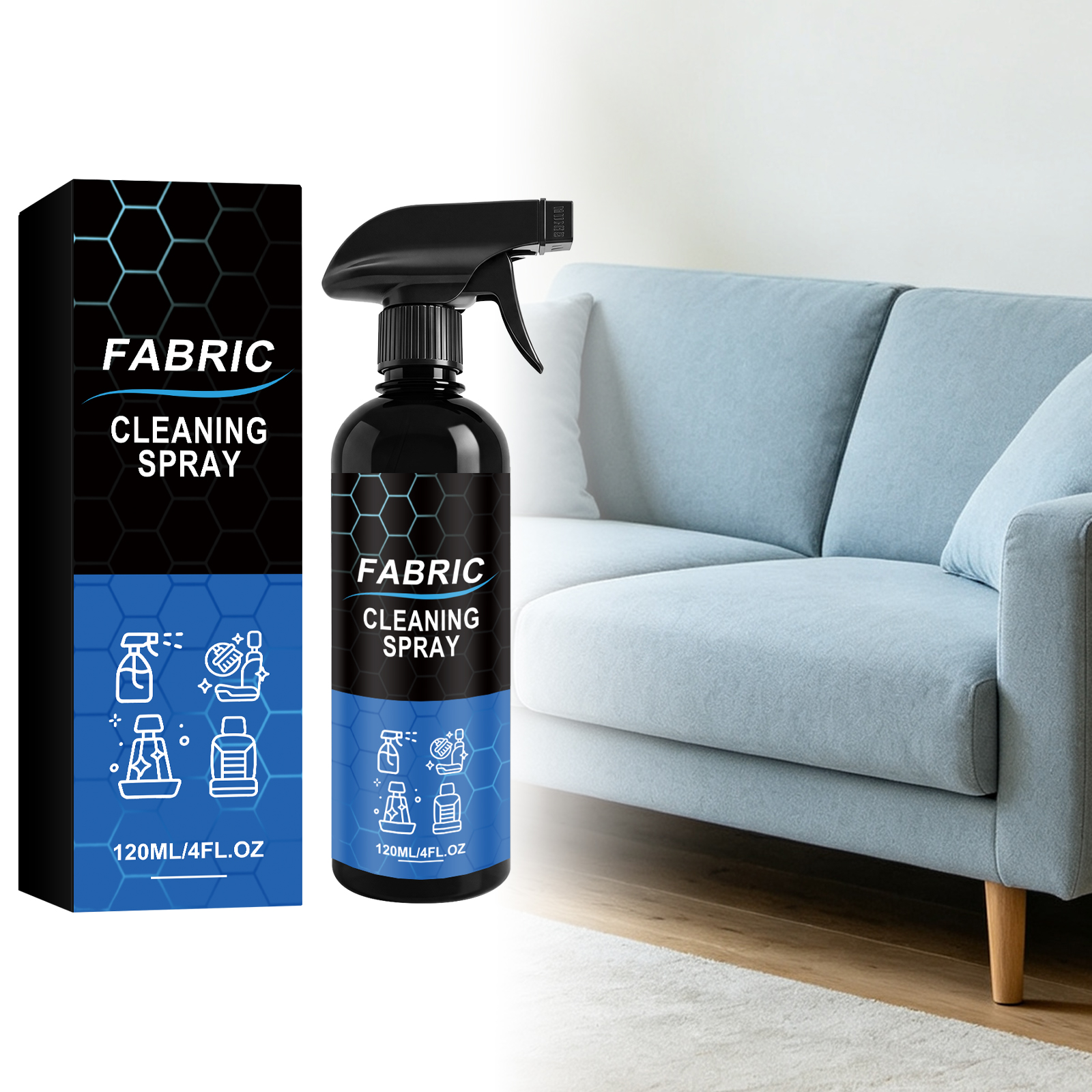 Interior And Plastic Cleaner Gentle Daily Cleansing For Auto Seats Sofas Multiple Materials
