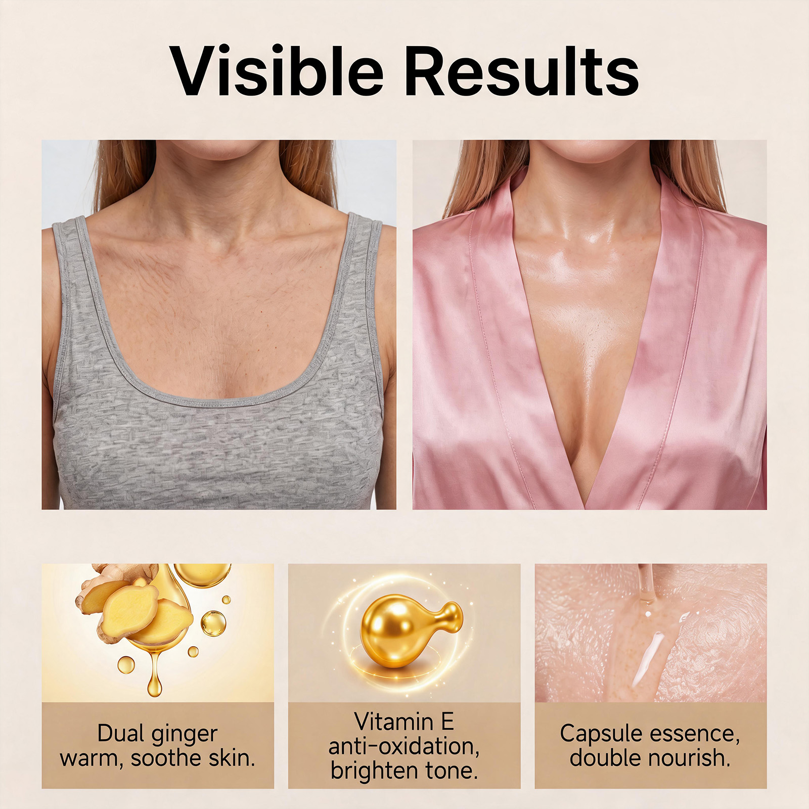 Chest Care Essence Patch Moisturizing Silky Skin Elastic Gentle Skin Friendly Breathable Fitting Nursing Slice