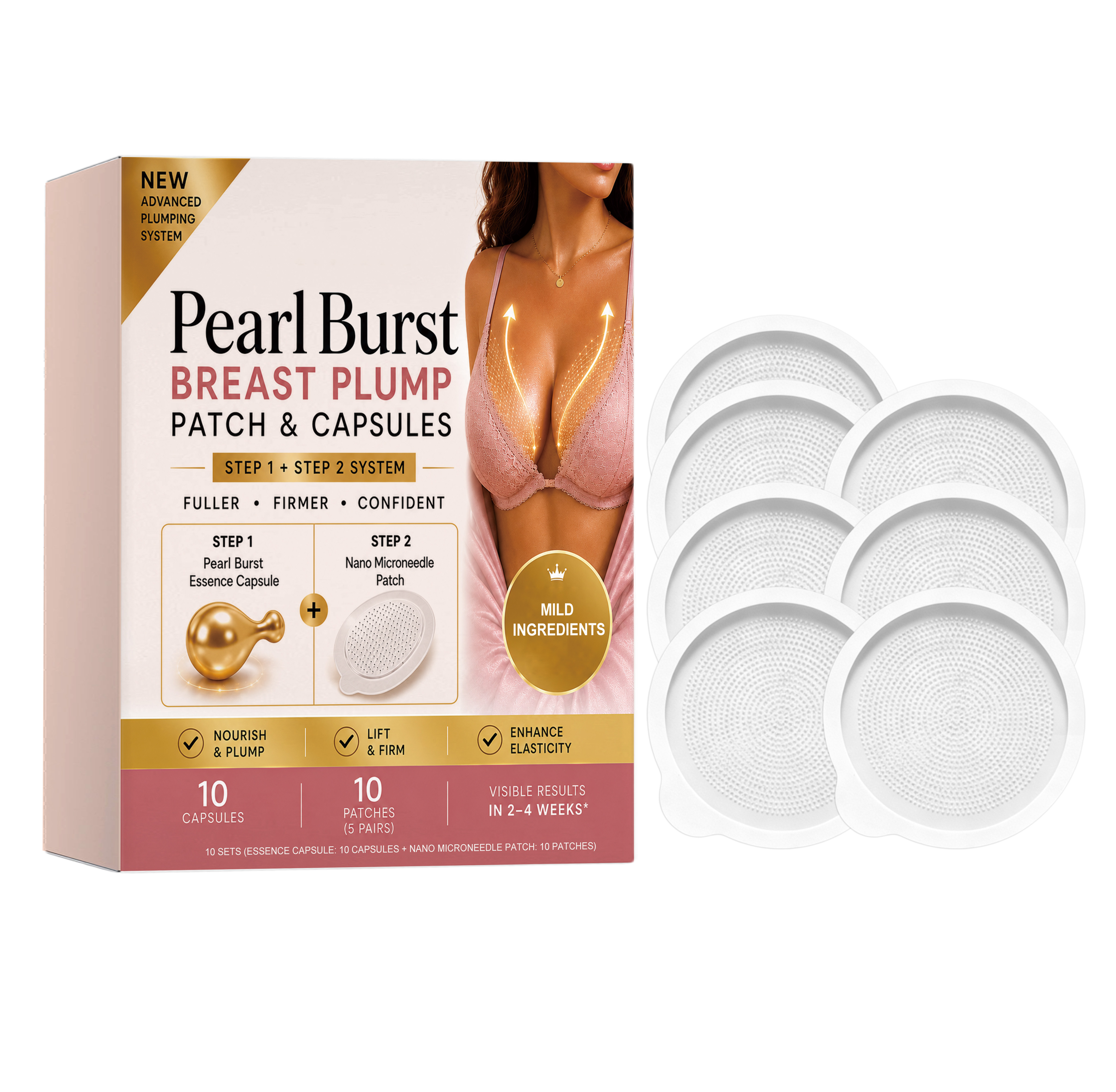 Chest Care Essence Patch Moisturizing Silky Skin Elastic Gentle Skin Friendly Breathable Fitting Nursing Slice