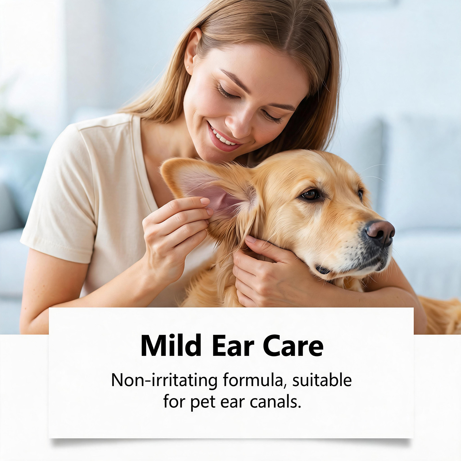 Pet Ear Cleansing Liquid Gentle Cleans Ear Canal Refreshing Comfort Daily Care For Cats And Dogs