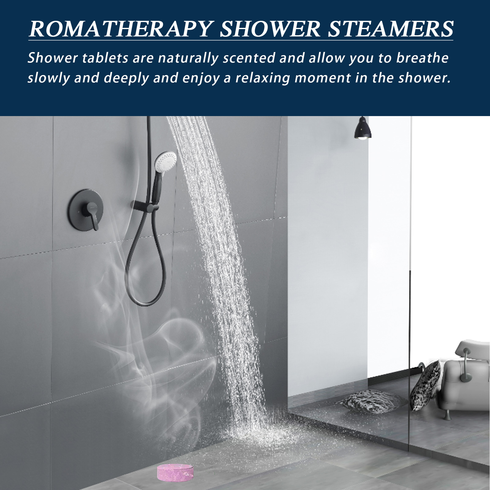 Shower Steamers Set Deep Cleansing Moisturizing Aromatherapy With Six Relaxing Scents For Bathroom Spa Experience 6 Pack